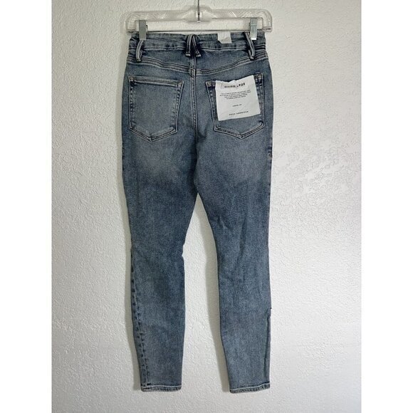 Good American Good Legs Indigo 094 Jeans Size 4/27 $149 NWTS NEW Inseam29” (Y1) - Picture 11 of 12